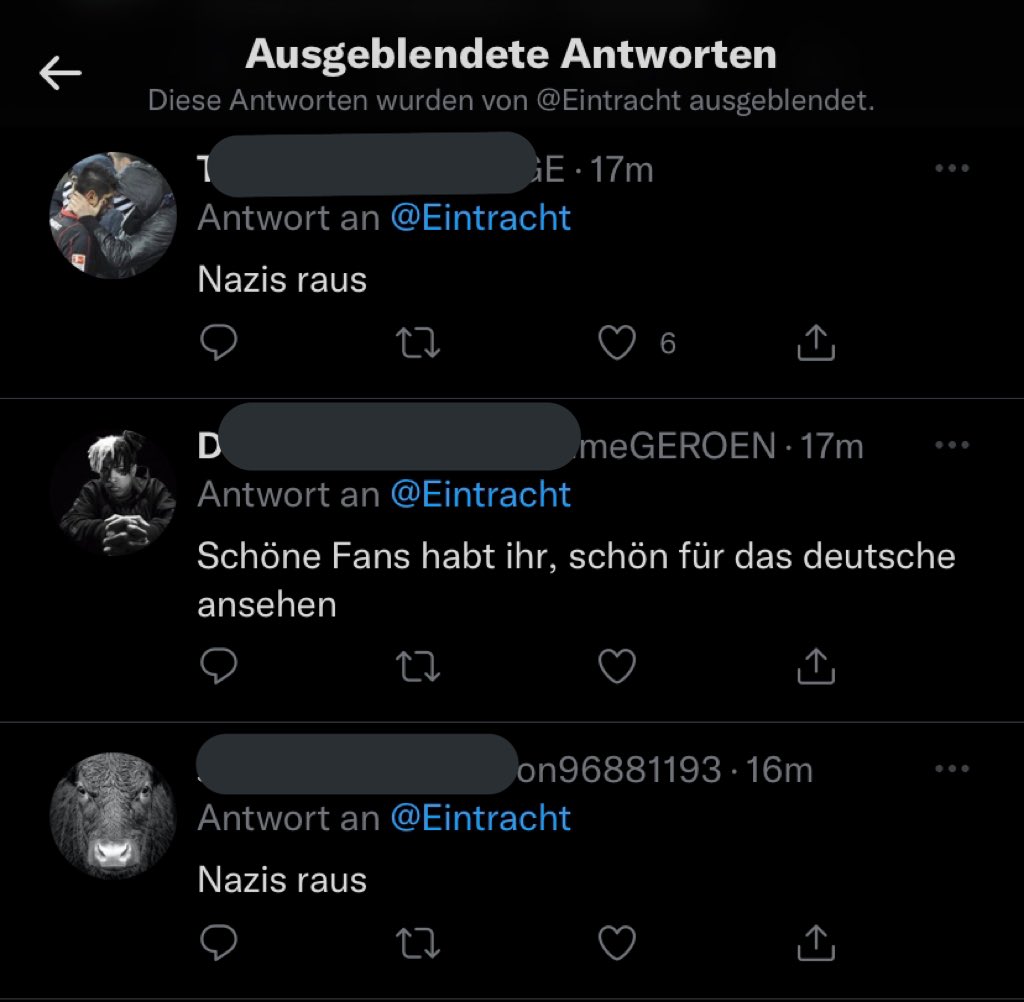 #SGE-Fans zeigen in Marseille den Hitlergruß und die <a href="/Eintracht/">Eintracht Frankfurt</a> blendet „Nazis Raus“-Kommentare aus? Was sagt Peter Fischer dazu? #OMSGE