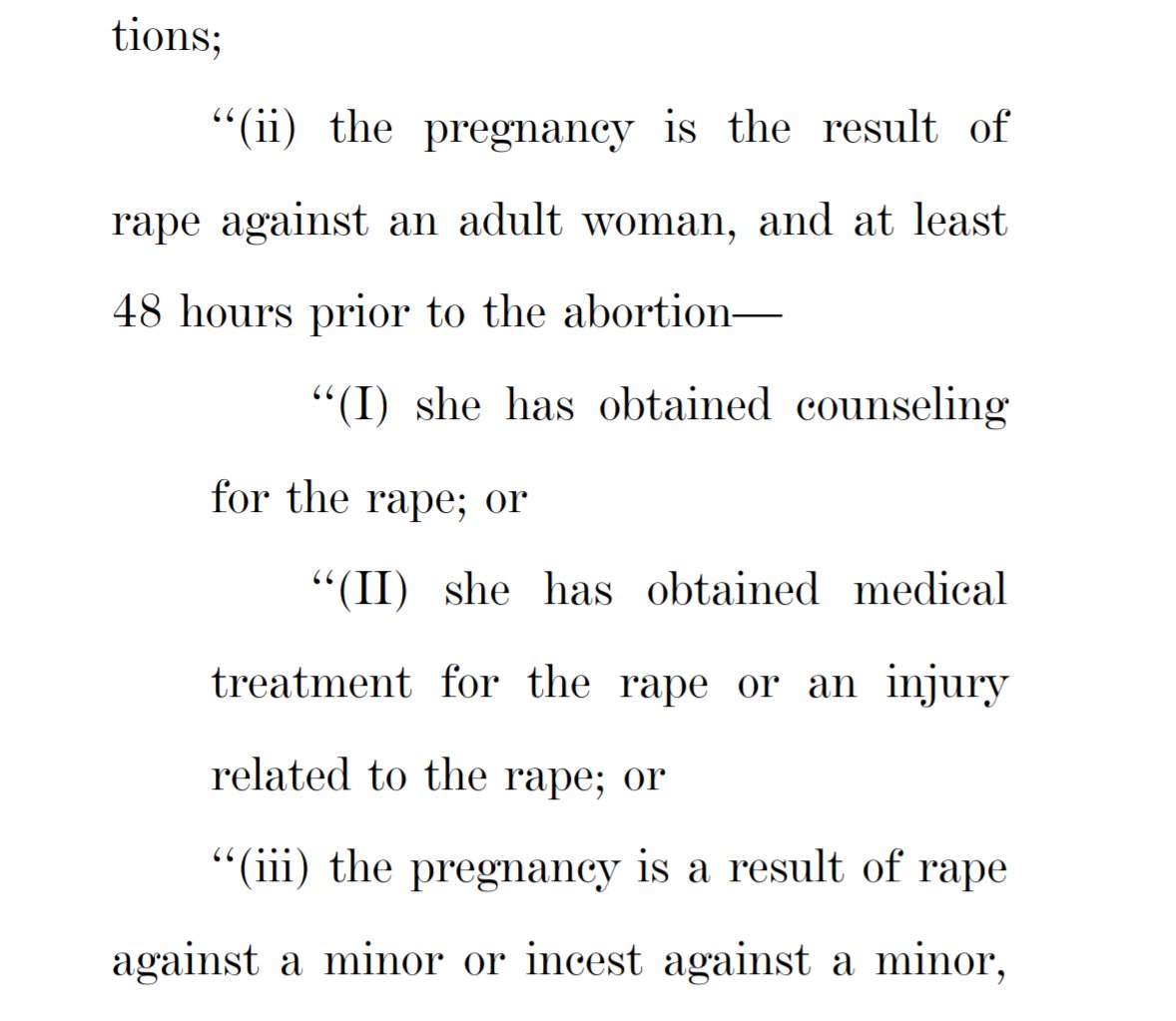 Lisa on Twitter "This bill requires adult rape victims to seek