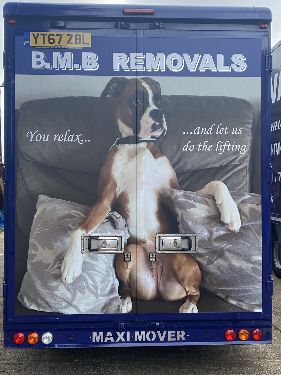 BMBREMOVALS25's tweet photo. Thanks to sign logic for the new art work on the van. #removals #signlogic #northampton #moving https://t.co/G8gUncGgPw