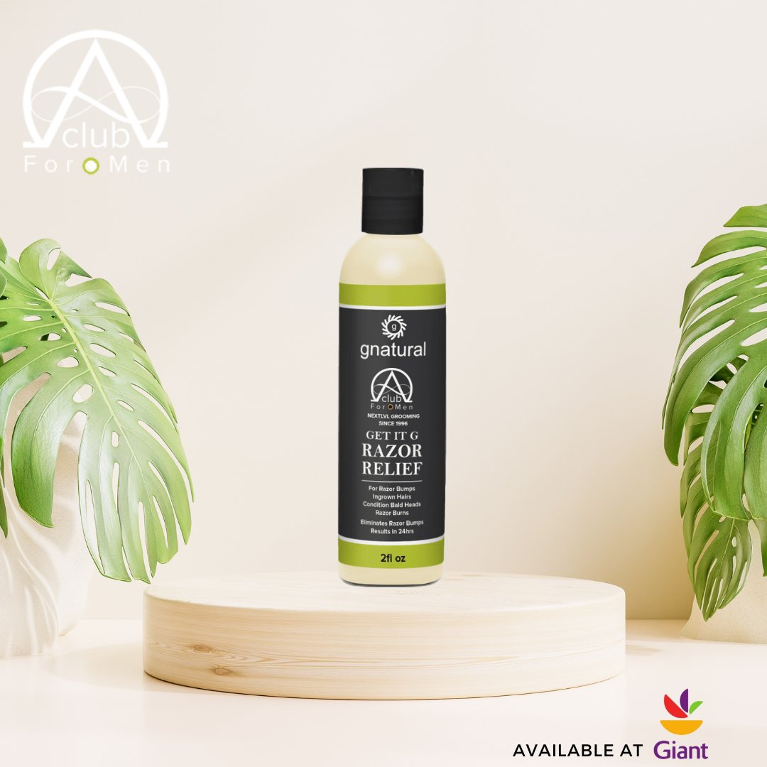 AlphaClub4Men's tweet photo. Our 4oz Get It G Razor Relief soothes razor burns and reduces the inflammation around ingrown hairs. Best used after a fresh shave to the face, bikini area, and sensitive skin all over the body. 

Shop through Alpha Club 4 Men website 👇
https://t.co/Tr9aH1g5gz https://t.co/WCJ8VKSOiz