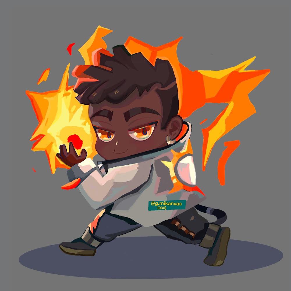 g_mikanvaso3o's tweet photo. “Remember, stay out of the fire. Super high level tactic, remember that, yeah?”
Drew #phoenixvalorant #valorant #VALORANTfanart #phoenixfanart in #valorantchibi #chibiart style 🔥 I used the “versus collection” as reference✨👌 https://t.co/UESZrrnKU0