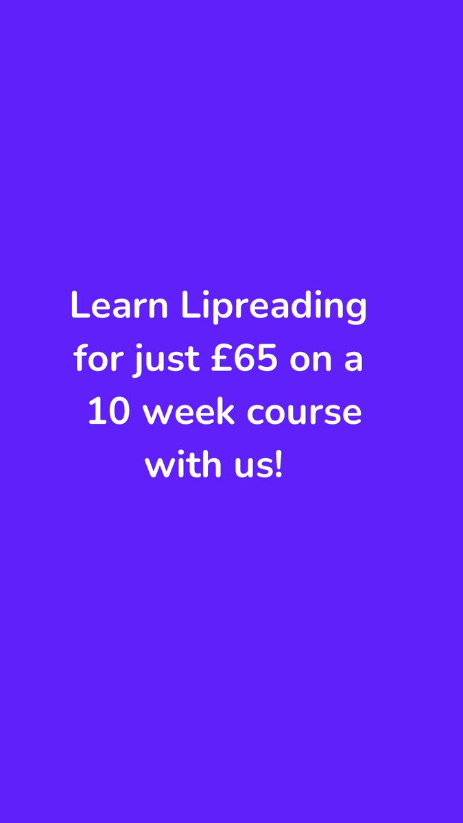 Ever wanted to learn how to lip read? To find out more about our lip reading course email: incus@dsnonline.co.uk #lipreading #deaf #deafcommunity #community #cheshire #northwich #cheshireeast #cheshirewestandchester #lipreadingcourse