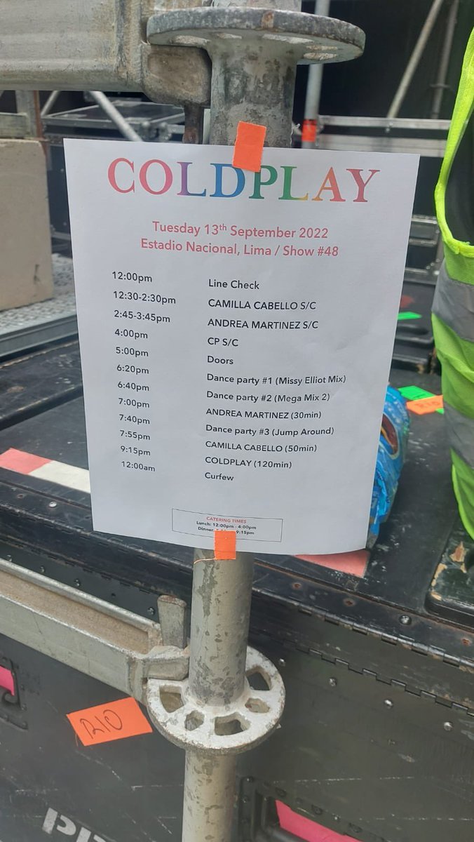 PeruRock_'s tweet photo. Horarios y orden de ingreso para los conciertos de Coldplay.🤟❤️🔥
¿Que canción cantarán a todo Pulmón?
#coldplayperu #ColdplayEnLima #coldplay #peru #lima #perurock https://t.co/fjvVSN0Blz