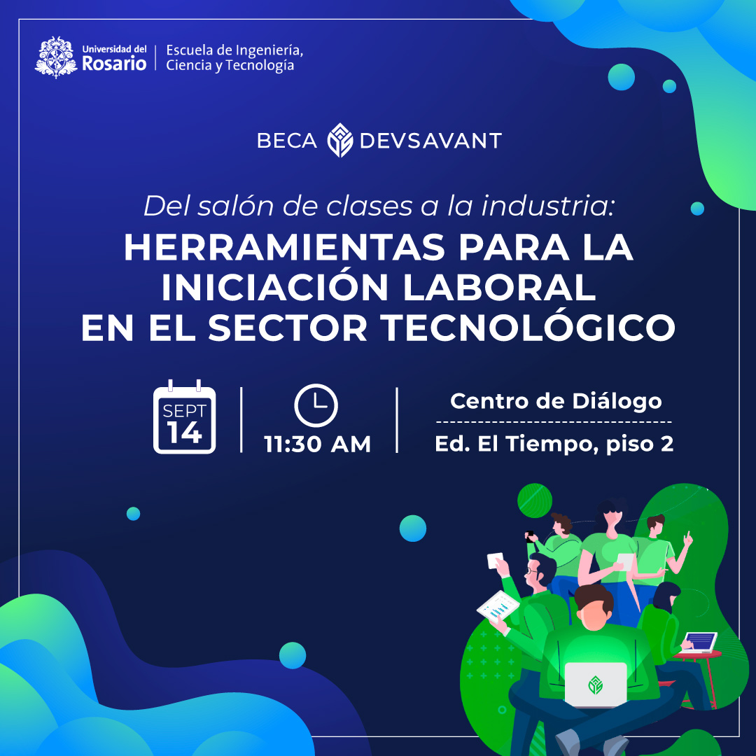 ICT_URosario's tweet image. 📢Te esperamos mañana en la charla &quot;Herramientas para la iniciación laboral en el sector tecnológico&quot; además puedes acompañarnos en la 2da entrega de un reconocimiento a nuestras estudiantes EICT ganadoras. 

Inscríbete aquí: forms.office.com/r/wyFGkWPr7w
