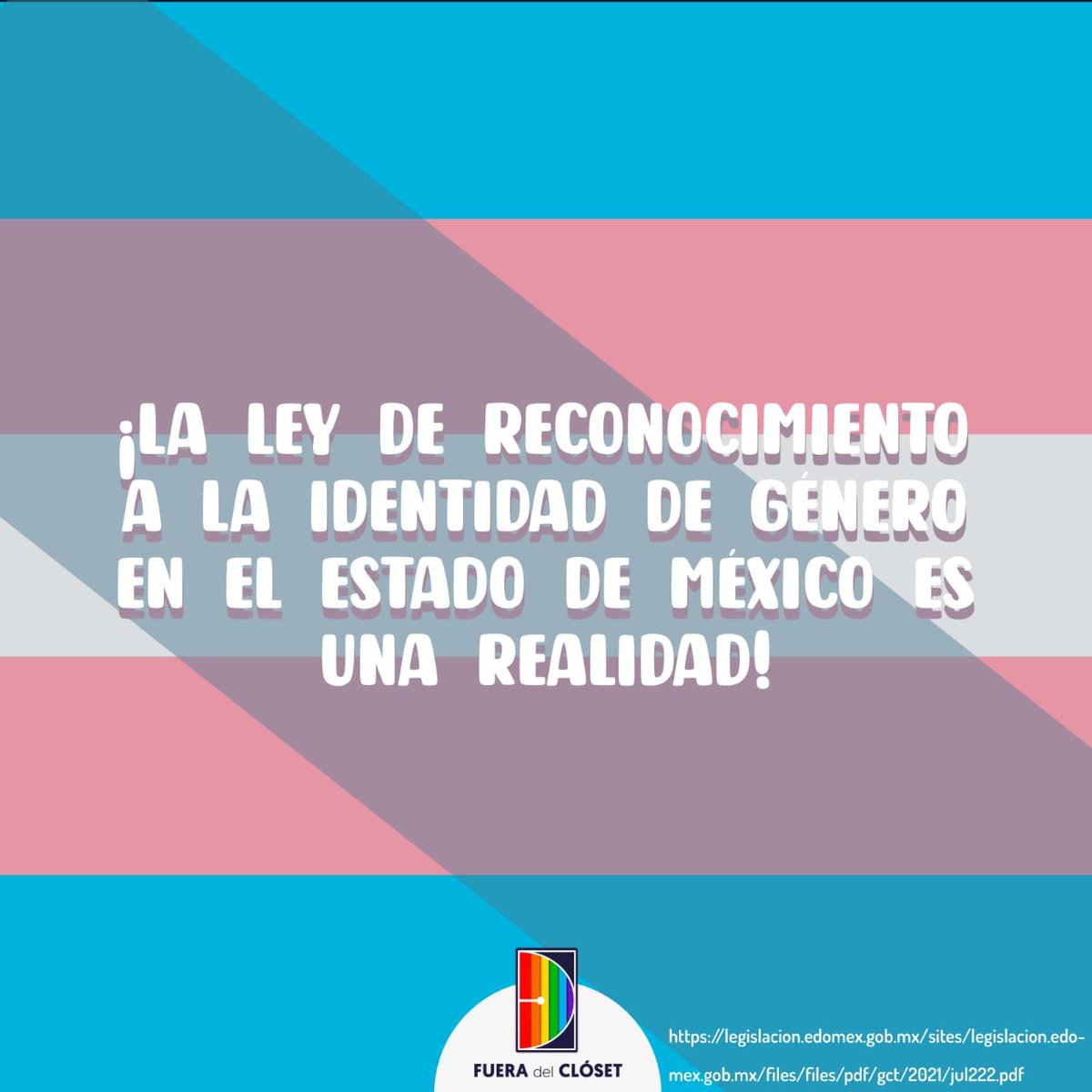 FueraCloset_AC's tweet photo. Si eres una personas trans, eres del Estado de México y quieres obtener la rectificación de tu acta de nacimiento donde se reconozca su identidad de género, te dejamos esta información con los pasos y los documentos a seguir. 🏳️‍⚧️✍️ https://t.co/fdy2qwnN5M