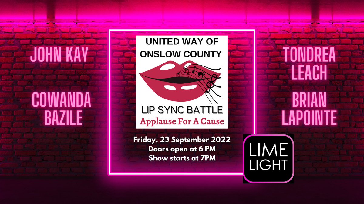 Vote for your favorite to take home the People's Choice Award on Sep 23. #Onslow #LipSync #Fundraiser
uwonslow.org/civicrm/contri…
