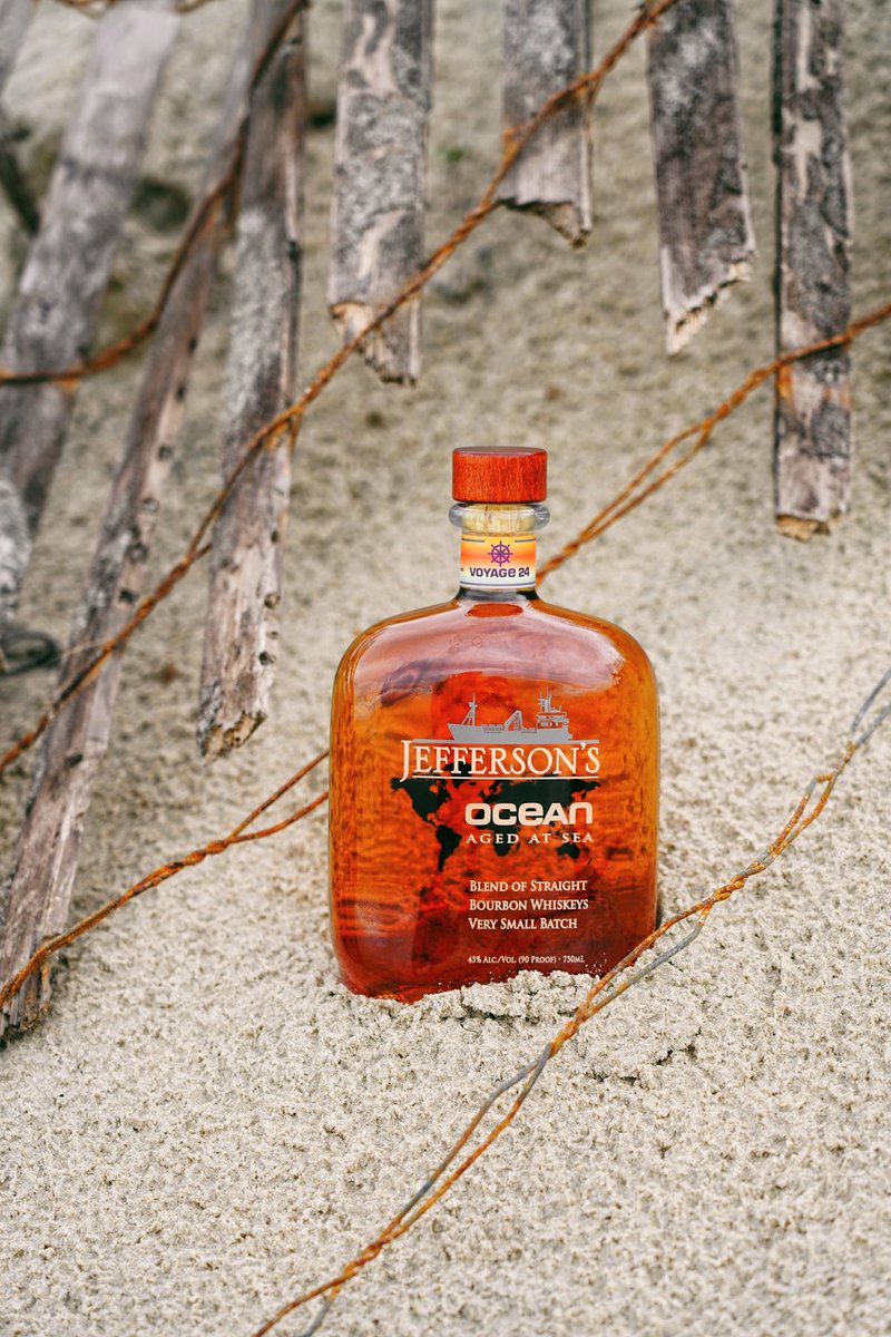 Jefferson’s Ocean Voyage 24 spent a lot of time cruising around the Caribbean in high heat and humidity which imparted notes rich caramel and ripe berries. A perfect end-of-summer sipper, if you ask us.