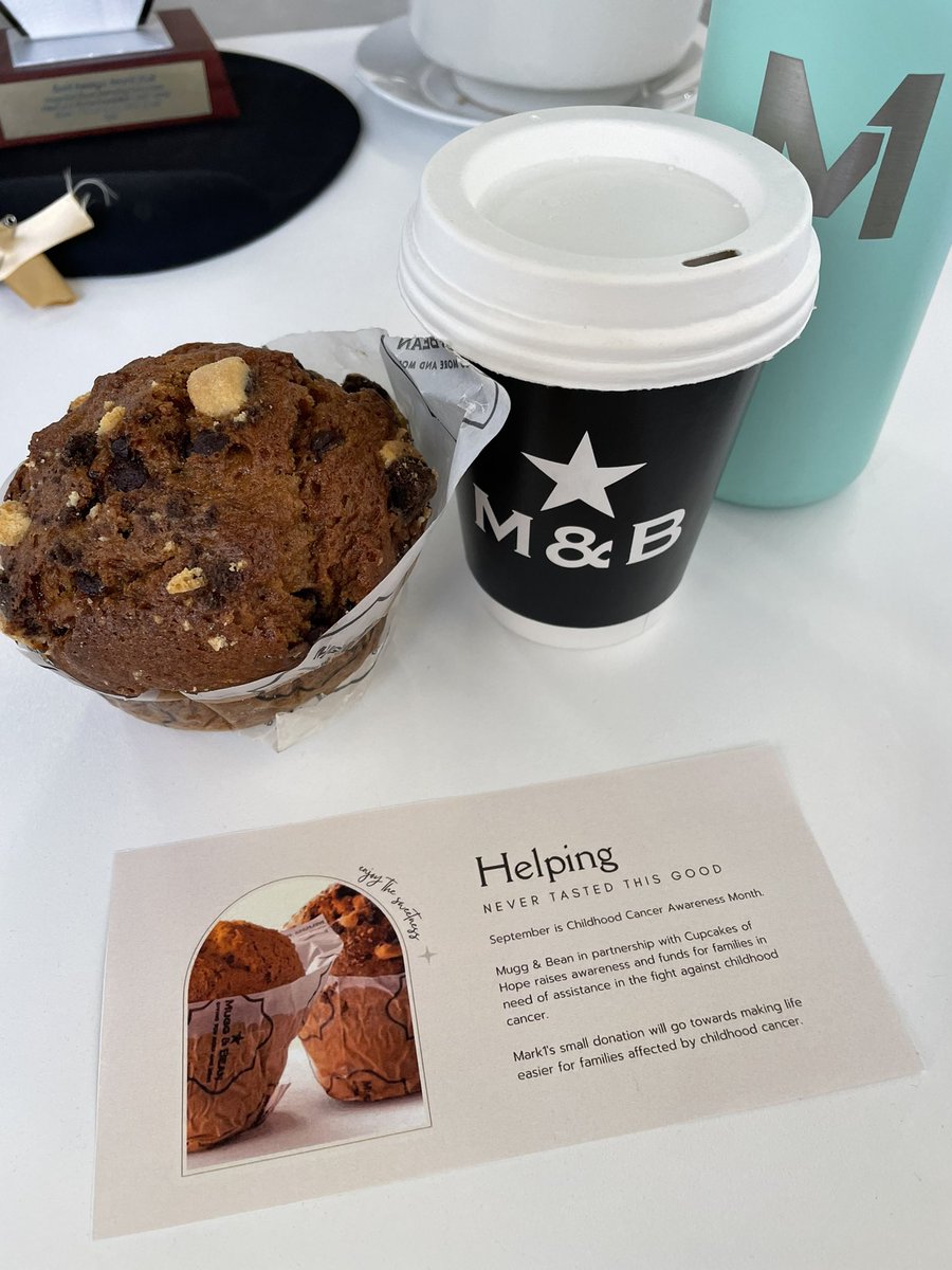 DaandT's tweet image. Childhood Cancer awareness month with Mugg and Bean. Thanks for the @mark1 culture crew for organising our small but heartfelt contribution. #ChildhoodCancerAwarenessMonth