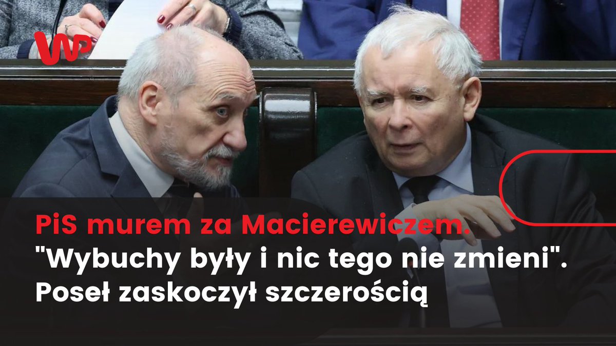 wirtualnapolska's tweet photo. 🗞️https://t.co/93STRkLq1t
Antoniemu Macierewiczowi włos z głowy nie spadnie. - Pan minister udowodnił, że na pokładzie samolotu TU-154M w Smoleńsku doszło do wybuchów - przekonuje w rozmowie z WP szef sejmowej komisji obrony narodowej Michał #Jach (@pisorgpl).
🖋️@wroblewski_m https://t.co/I7ZKC1YHZn