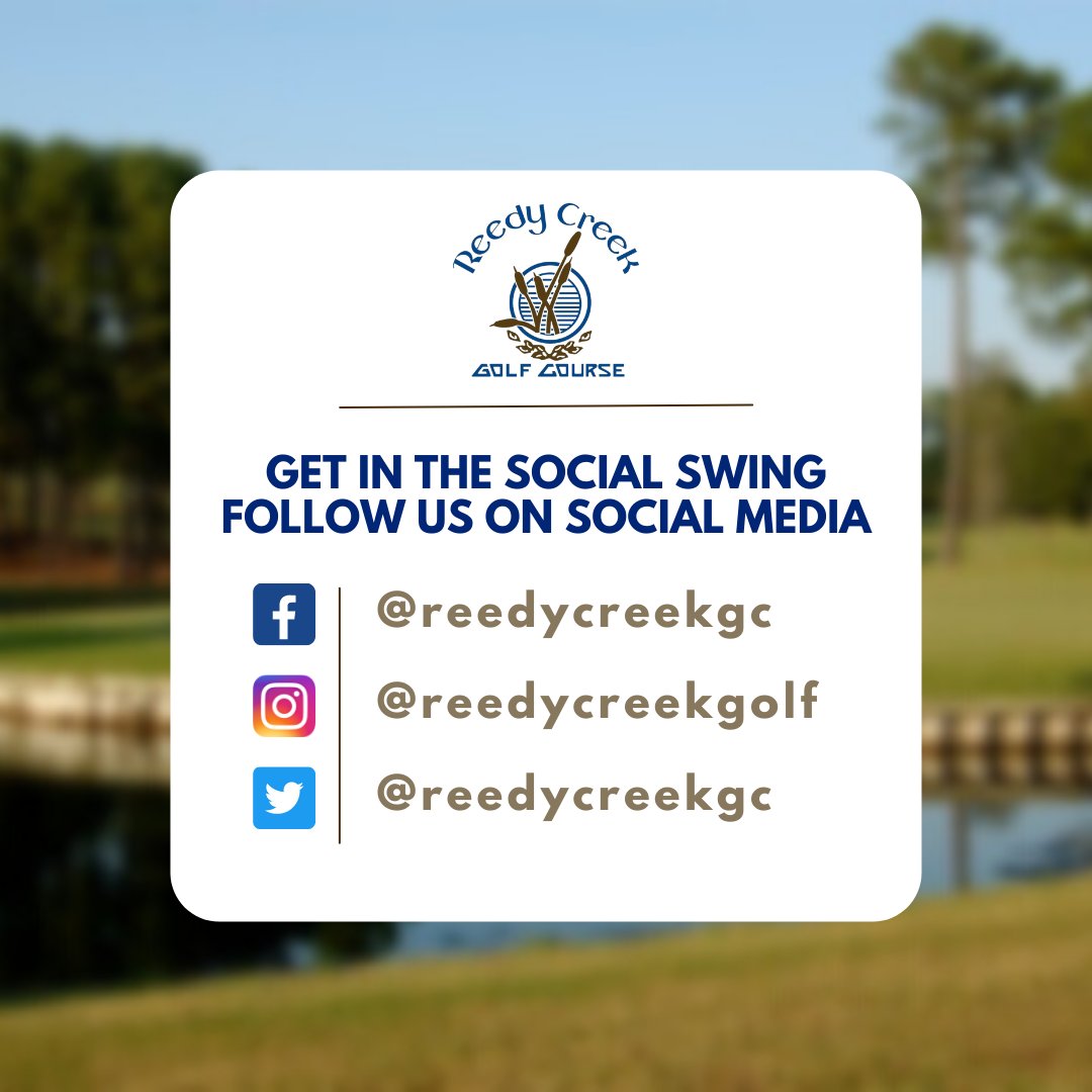 Don't miss a thing, get in the social (golf) swing 🏌️
Facebook: bit.ly/3yxNX2L 
Twitter: bit.ly/3AhNy4Q 
Book Now: bit.ly/3kchOsd