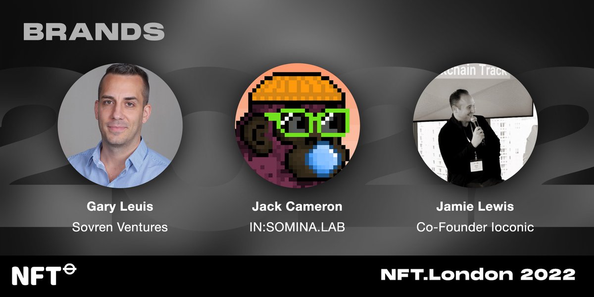 NFT_NYC's tweet image. Today we&apos;re highlighting 3 #NFTLondon2022 speakers who will be presenting on the Brands track.

Meet and follow @itsgary_eth, @MyKittyPasha and @jamroblew.

Learn more or register: NFT.London/speak