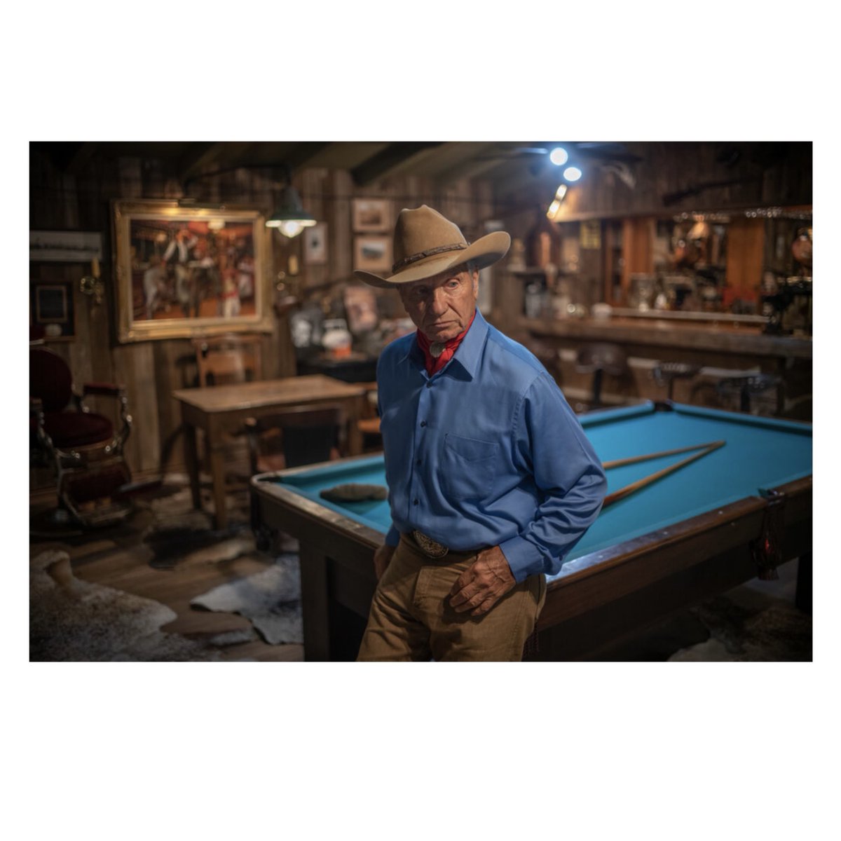 DavidButow's tweet photo. Renowned horse whisper Monty Roberts, who trained #QueenElizabeth horses and maintained a friendship with her for over 30 years, photo’d for the NYTimes at his home in rural Calif. https://t.co/abIv0HNO0T