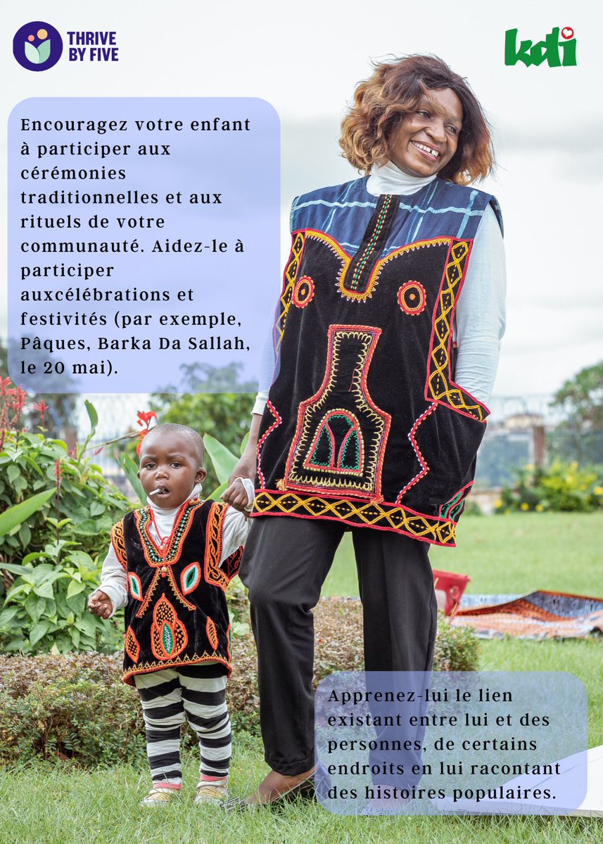 KalkabaDI's tweet photo. Des liens familiaux forts et précoces aident les enfants à développer leur identité et leurs relations avec la famille et la communauté.

#kdi #kalkabadevelopmentinitiative #cameroun #cameroon #thrivebyfive #minderoofoundation #childeducation #educationdelenfant #enfant #child https://t.co/Y7psXQgbWg