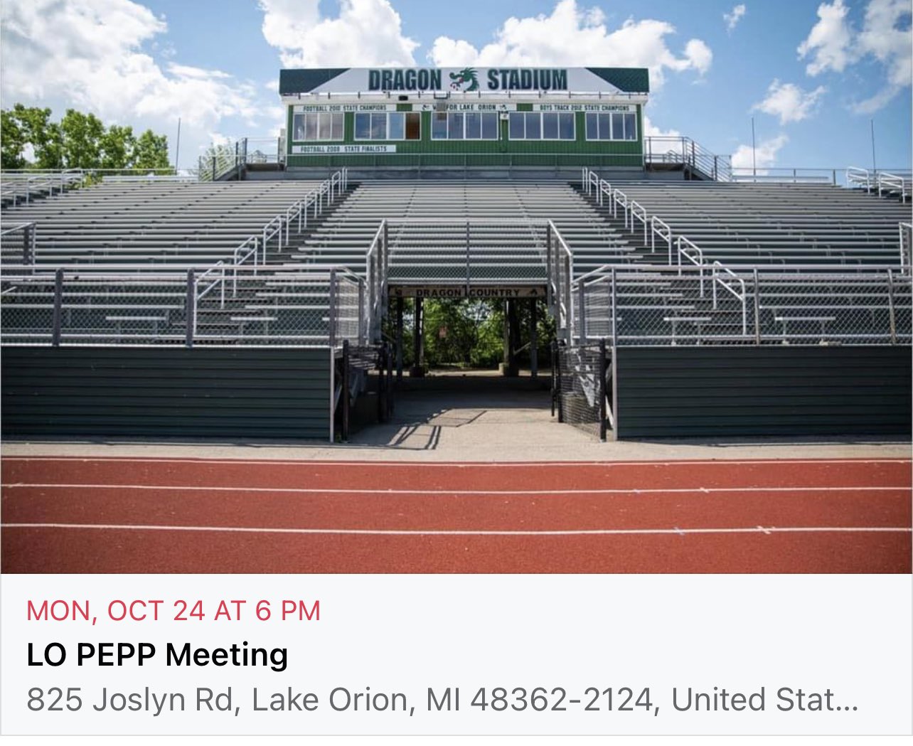 Lake Orion Football (DragonPEPP) / Twitter