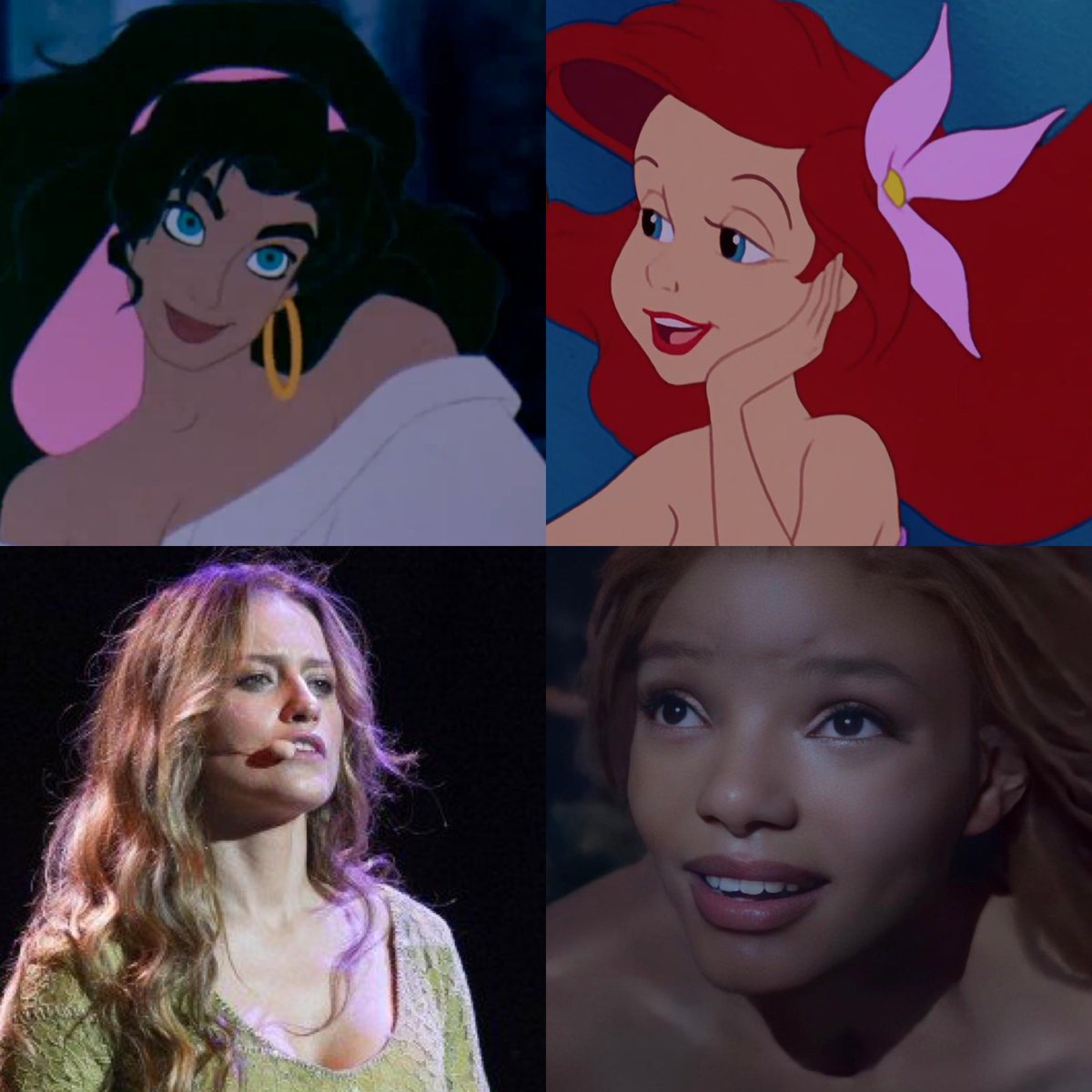 Yo_Yo_412's tweet photo. Perché nessuno ha gridato allo scandalo quando Lola Ponce ha interpretato Esmeralda? 
Eppure è bianca e bionda. 
Personalmente mi è bastato guardare quelle bimbe felici di avere qualcosa in comune con Ariel, per essere a mia volta felice della scelta della Disney. 
#Disney https://t.co/P7fxkqXos6