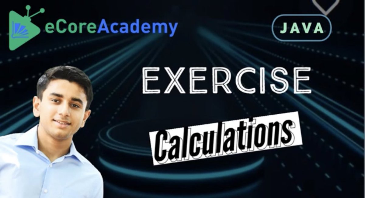 eCoreAcademy's tweet photo. Click the link to watch Ajay’s newest Java video “Exercise 2.2 Calculations (GradeAverages)”

https://t.co/gDDwCykL0Z

#eCoreAcademy #EnrichmentCoreAcademy #remotelearning #online #elearning #STEM #howtos #enrichment #math #java #Java https://t.co/P1R6qsLhh4