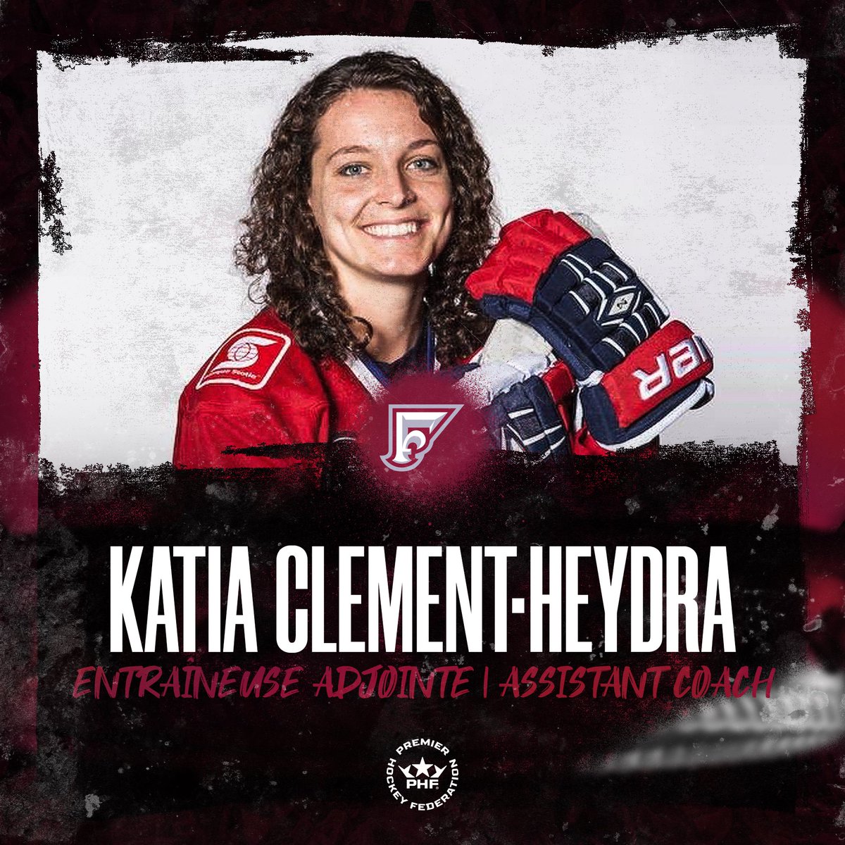 PHF's tweet photo. The PHF along with the Montreal Force have announced the team’s inaugural coaching staff for the 2022-23 season. Head coach Peter Smith will lead the historic group, supported by associate coach Pierre Alain, &amp; assistant coach Katia Clement-Heydra.

⚜️ https://t.co/4Pz9HCAF8R https://t.co/QLZ54OTcST