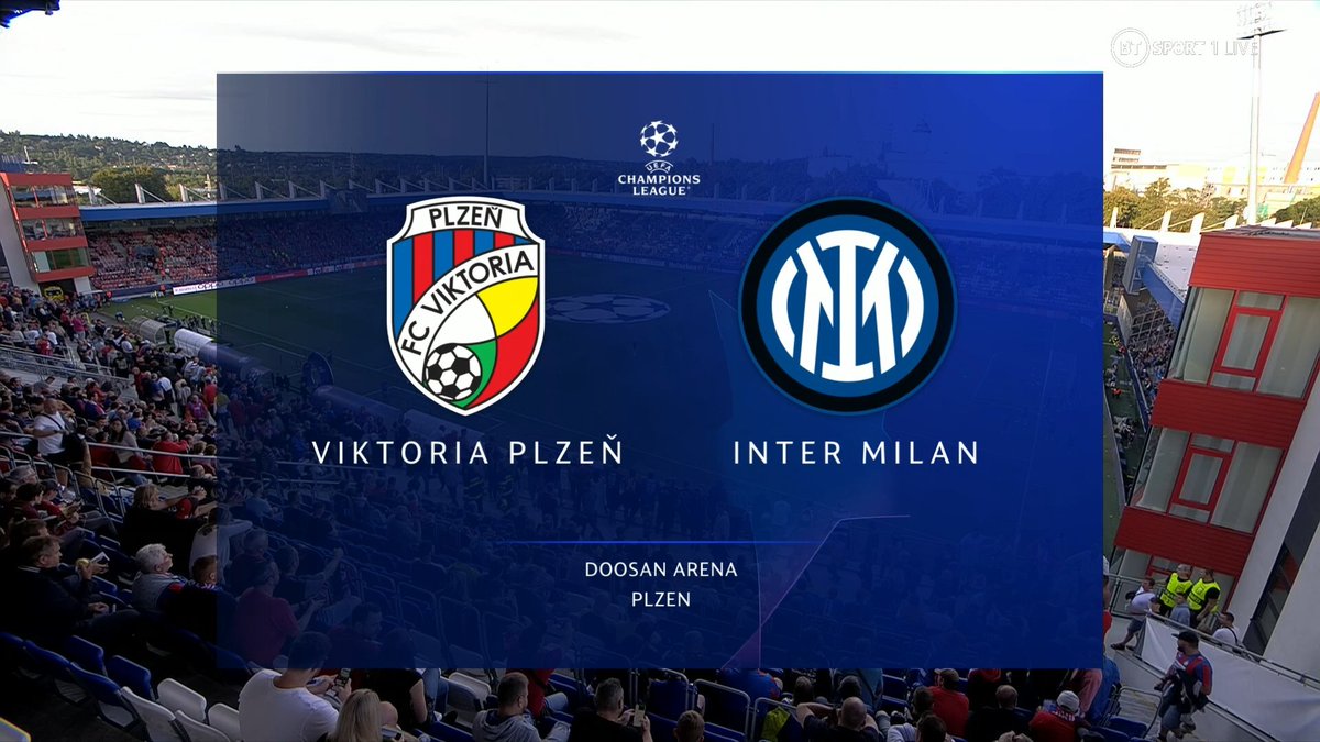 Full match: Viktoria Plzen vs Inter