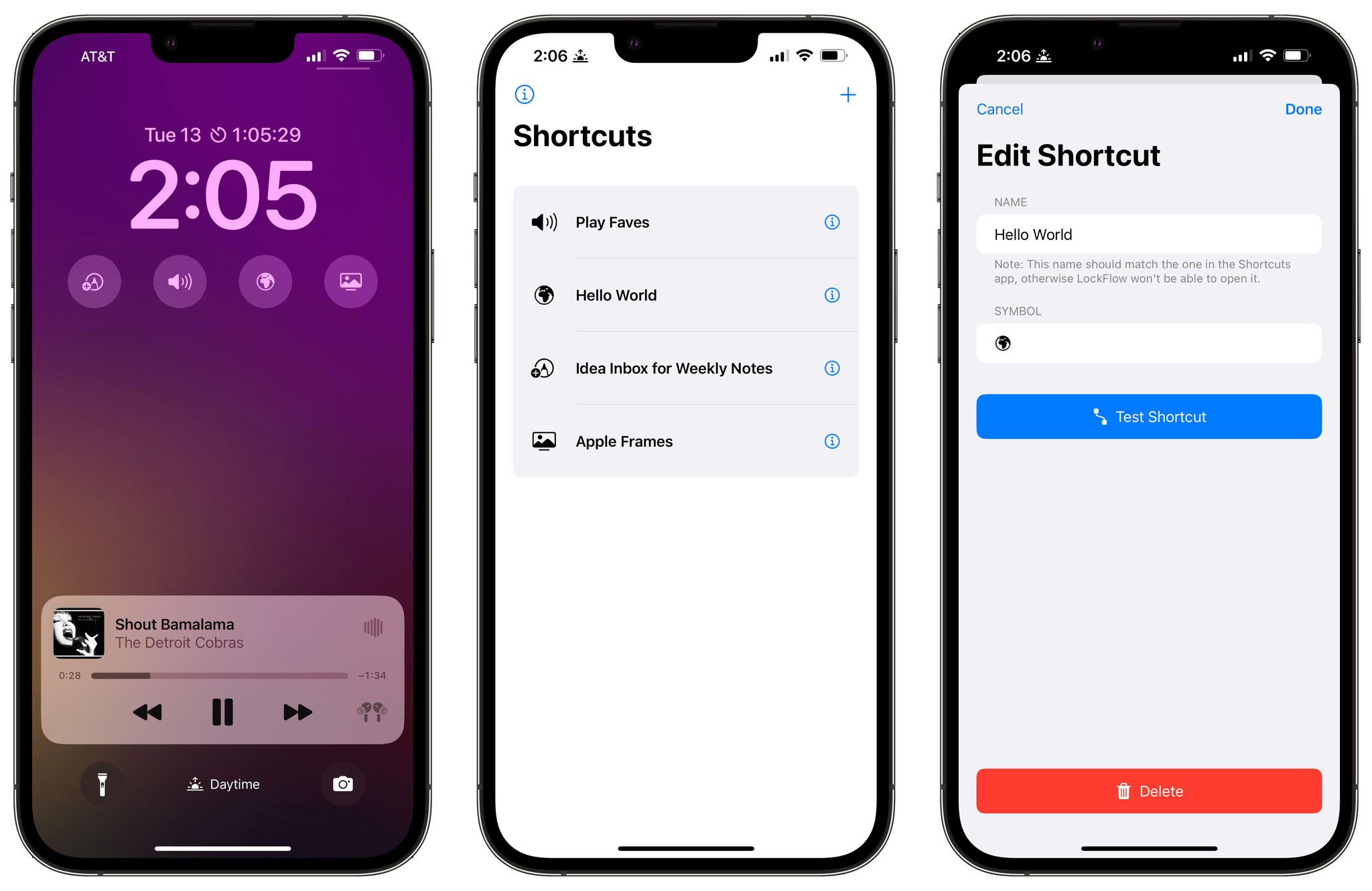 Federico Viticci Apple Didn T Make A Lock Screen Widget Launcher For Shortcuts In Ios 16 With Lockflow You Can Put Any Shortcut You Want As A Widget On The Lock