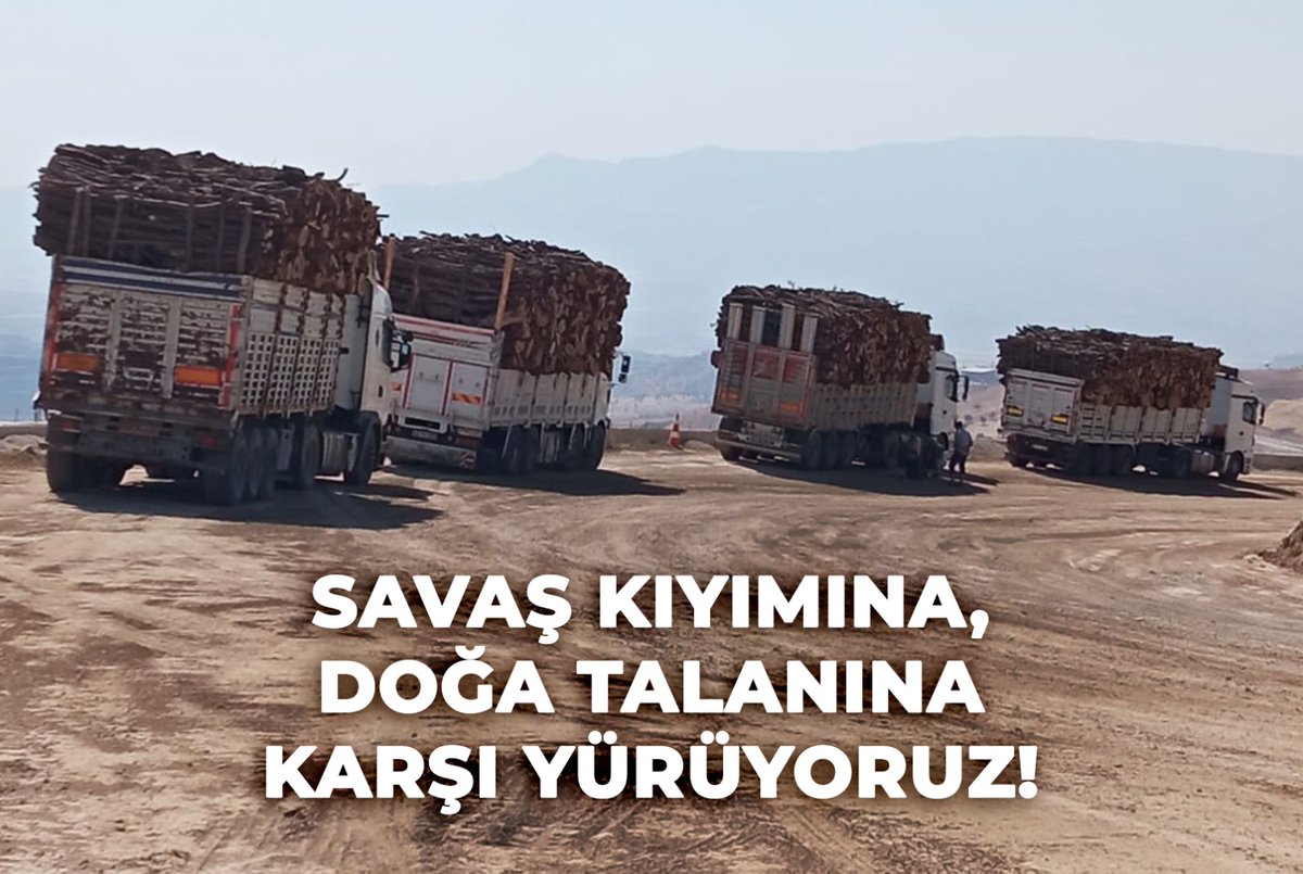 Bu düzen böyle  gitmez. Doğamıza sahip çıkıyoruz.  #TalanaKarşıYürüyoruz