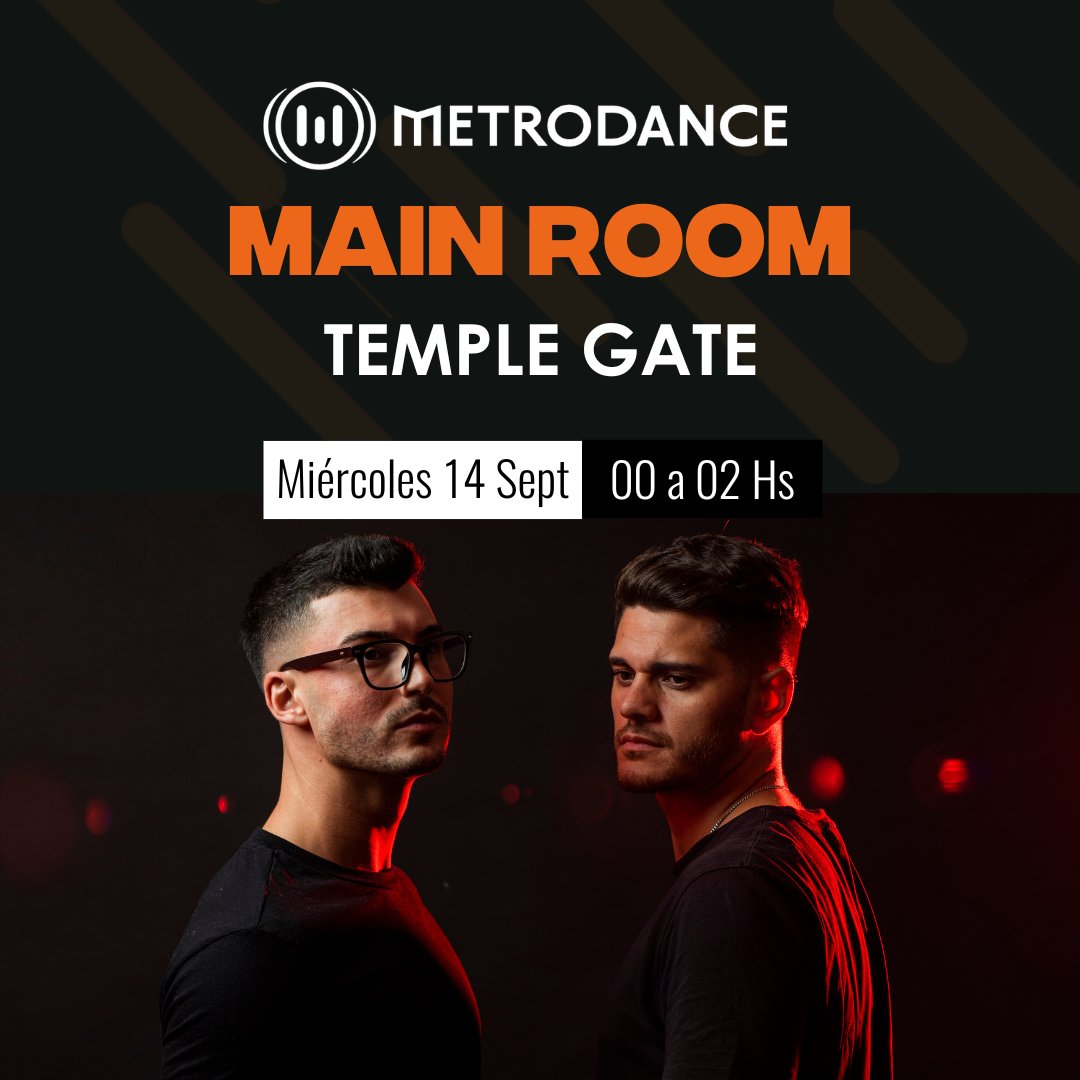 mph951fm's tweet photo. 🍾Esta noche #TempleGate nos transporta a la pista con un exclusivo Dj-Set en el #MainRoom hasta las 2AM solo por🔀#Metro951
🌐Seguinos en:
▪Instagram https://t.co/AQ5eWX8zH6
▪TikTok https://t.co/QX167vhKSh
▪Twich https://t.co/iSR8wRavDB https://t.co/gYyByOLc4E
