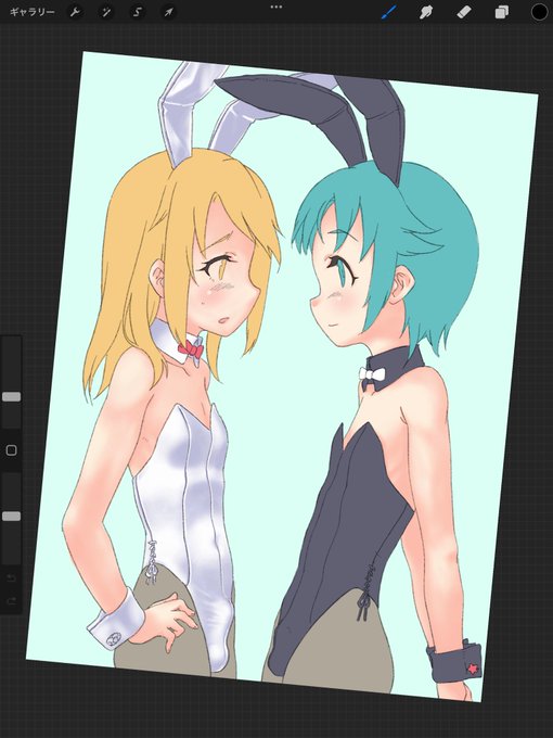 全然進んでない絵でもこっしょり上げとくか。おたおめ絵も描けてなかったしな。 