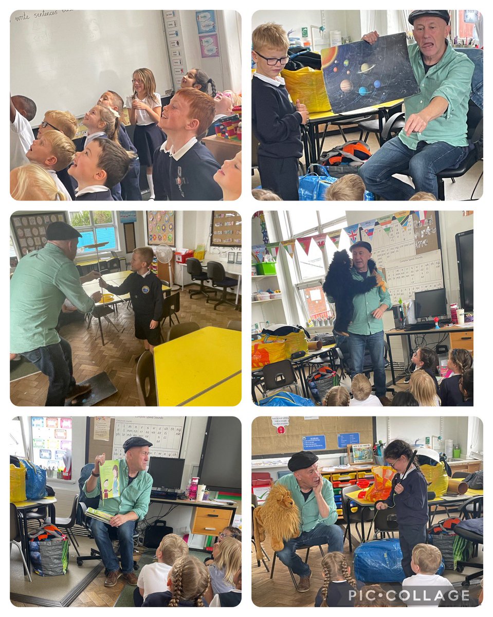 SullyPS's tweet photo. #SPSyear2 had the best fun with our visitor today, who was so hilariously entertaining and sparked our curiosity in readiness for our new topic ‘Where the Wild Things Are’ #SPScurious https://t.co/O79IoC06IE