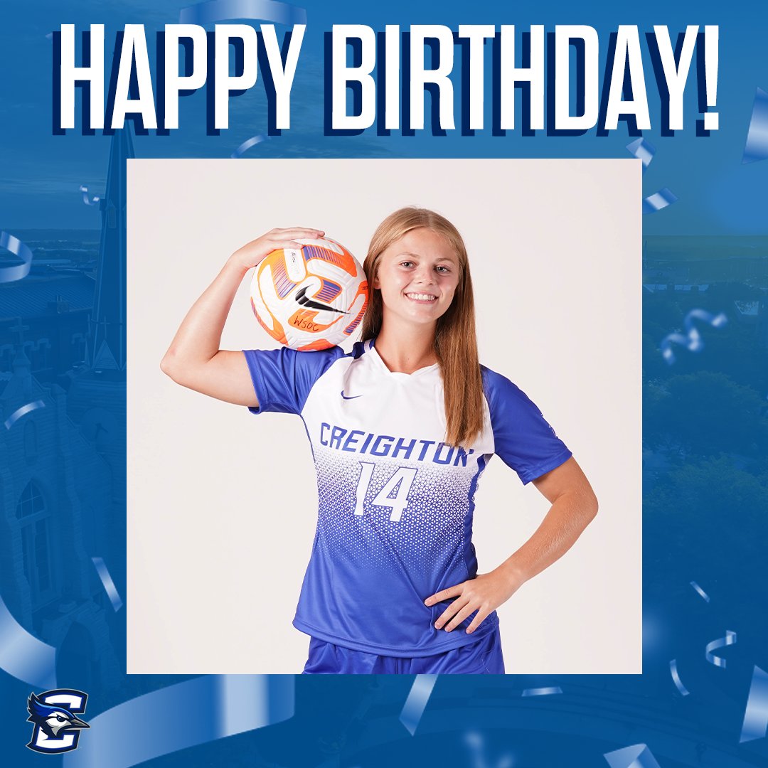 CreightonWSoc's tweet photo. Happy birthday to sophomore Alyssa Judkins!! 🎉
#GoJays https://t.co/xBOOaQ76Iw