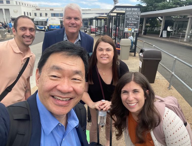 Thrilled to join a great group of @MoffittNews team members, advocates, researchers and clinicians in D.C.! Kicking off three days of advocacy, meetings with members of congress, #RallyMedRes and a briefing on the importance of #LungCancer screening. #MoffittDCFlyIn @RallyForNIH