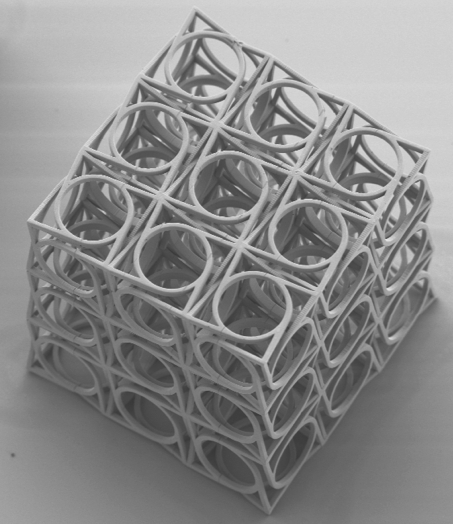 AlexPin39836639's tweet photo. Metamaterial mechanical structure: a special stress-transforming metamaterial mechanical structure, transform vertical stress into torsional force, and this structure is used as a support structure in complex micro&amp;nano structural systems. #2PP 
#nanofabrication #Metamaterial https://t.co/dDIPPXviFX