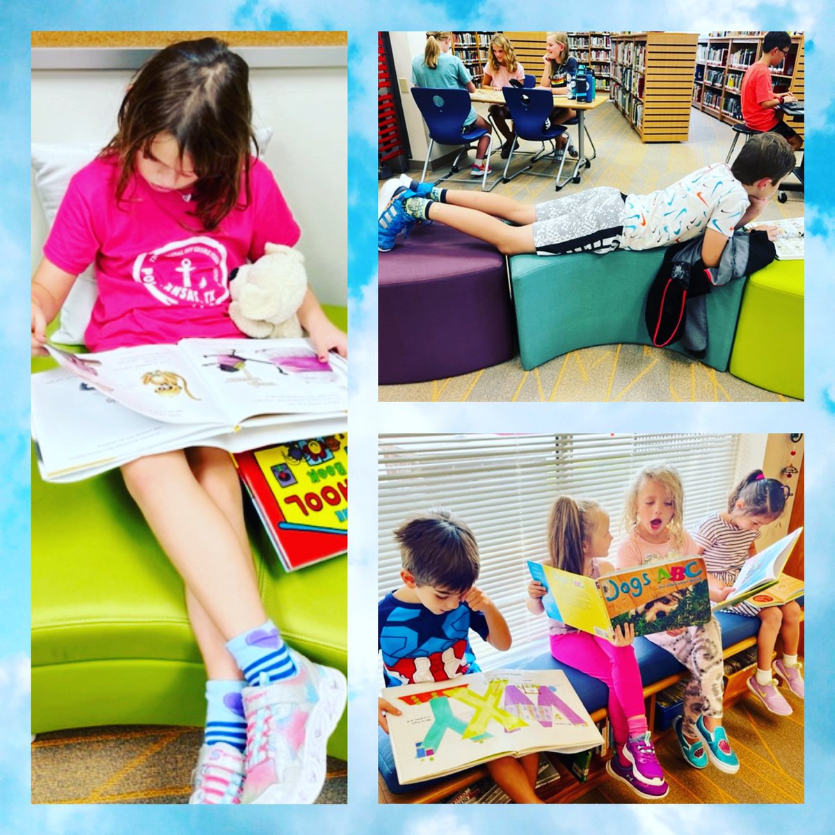 Who doesn’t love to post up with a good book?! 📚🥰 #LibraryDaysAreTheBestDays <a href="/ltisdschools/">ltisdschools</a> <a href="/KarenReich11/">Karen Reich</a> <a href="/LakePointeES/">LakePointeES</a>
