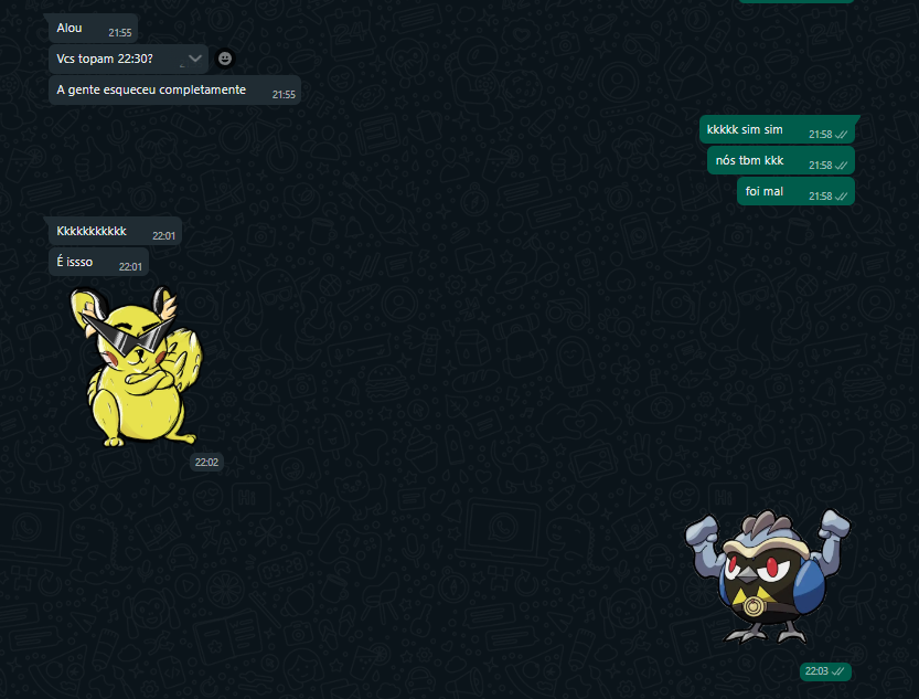 Cleitopolis's tweet photo. Contexto: Nós e a @RouteOneUnite marcamos uma Scrim para hoje as 21:30, resultado...

#GOCU #GOR1 #todospelocu #PokemonUNITE #Pokemon https://t.co/UwOdWVUHLY