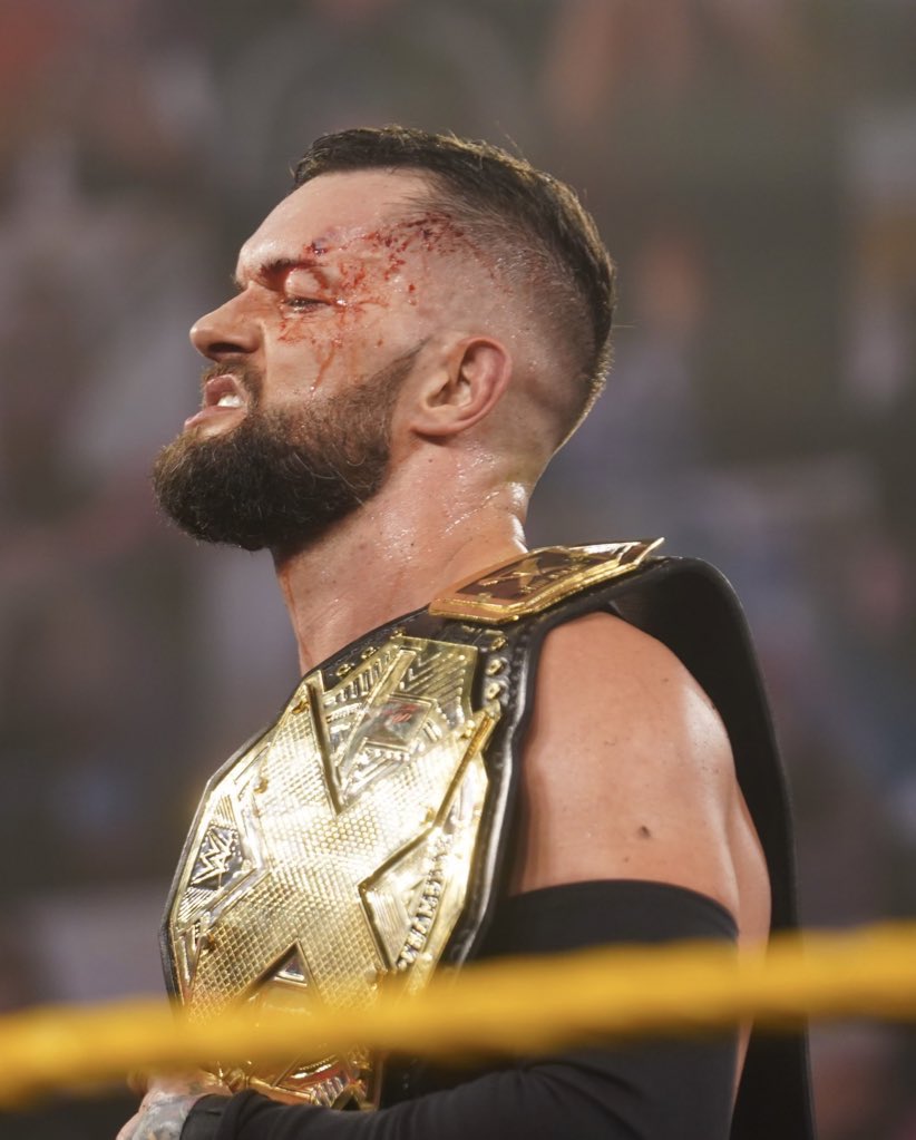 Congrats to all at #wwenxt 2.0 on a fantastic year. 
Be proud, but
DONT GET COMFY!
Finn is never far 
#FinnRub