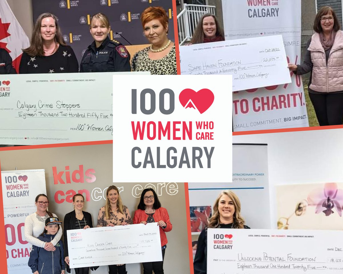100WomenCalgary's tweet photo. Do you want to be part of an inspiring group who are having a direct and positive impact in our community? Join us Sept. 29 to make a difference for local charities. 1 hour is all it takes!https://t.co/TfQZkIVMee 💯❤️ @959star @citynewscalgary @CalgaryGuardian @communitynowma1 https://t.co/P7OV683XK8