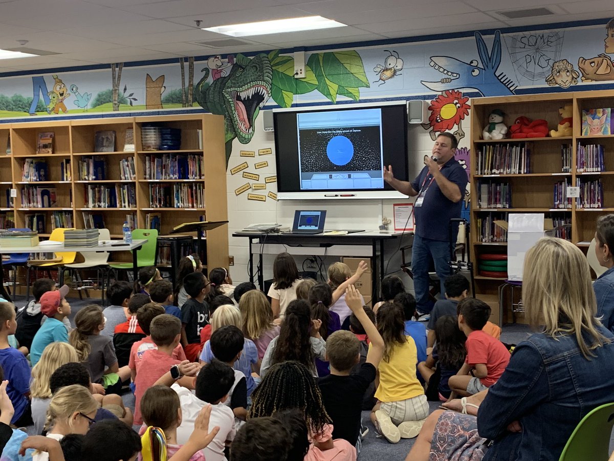 MVESroars_lib's tweet photo. Author visit. Jonathan Miller was a treat for our school. Funny, entertaining for all grade levels. https://t.co/nuplSLtCzw