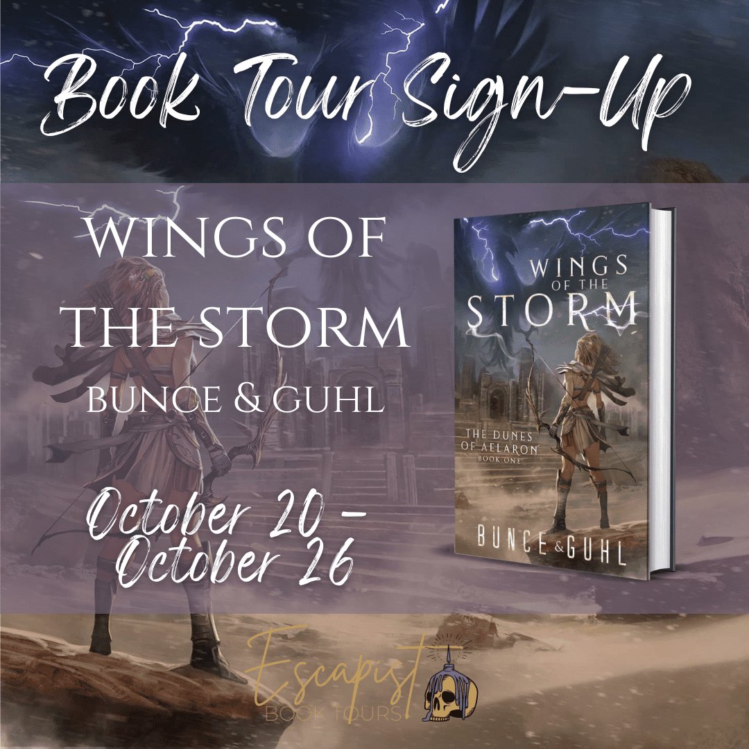 🚨NEW TOUR ANNOUNCEMENT🚨

'Nabonidus crowned himself ruler of the land, building his new kingdom from the rubble of our fallen world. I live and serve them now, my head bowed, and my eyes down.'

Enter the #WingsOfTheStorm book tour

escapistbookcompany.com/2022/09/11/boo…