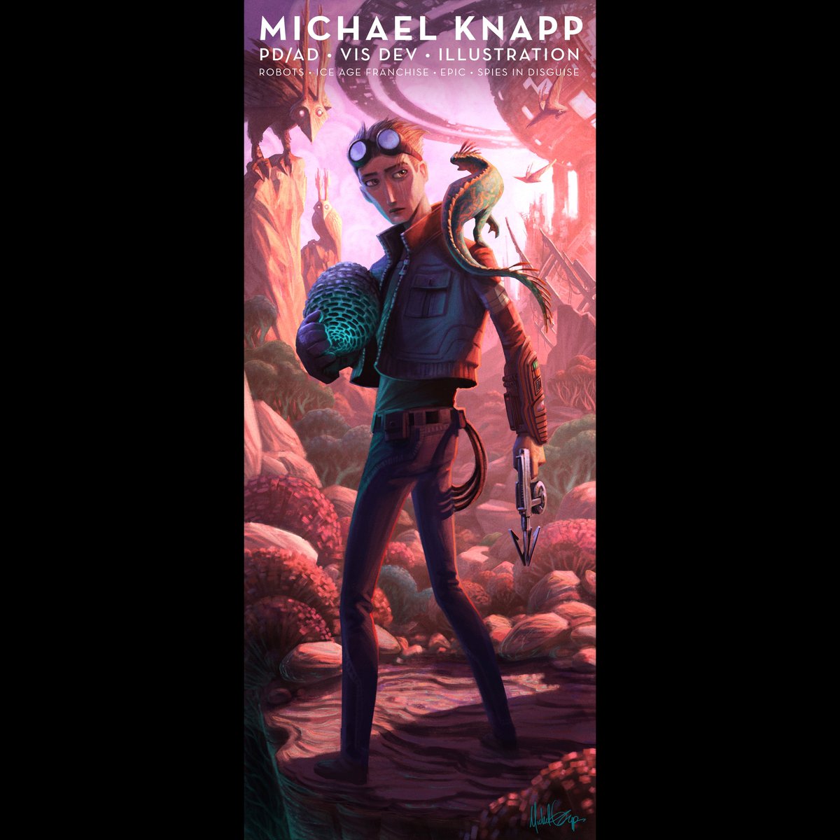 MichaelKnappArt's tweet photo. The Collector

Very excited to finally join Lightbox Expo in person this year! I’ll be at table 111 and speaking on a panel about animation Production Design on Saturday, Oct 15 at the Pasadena Convention Center. Hope to see lots of amazing people there - IN REAL LIFE! https://t.co/CYMe66FAiW