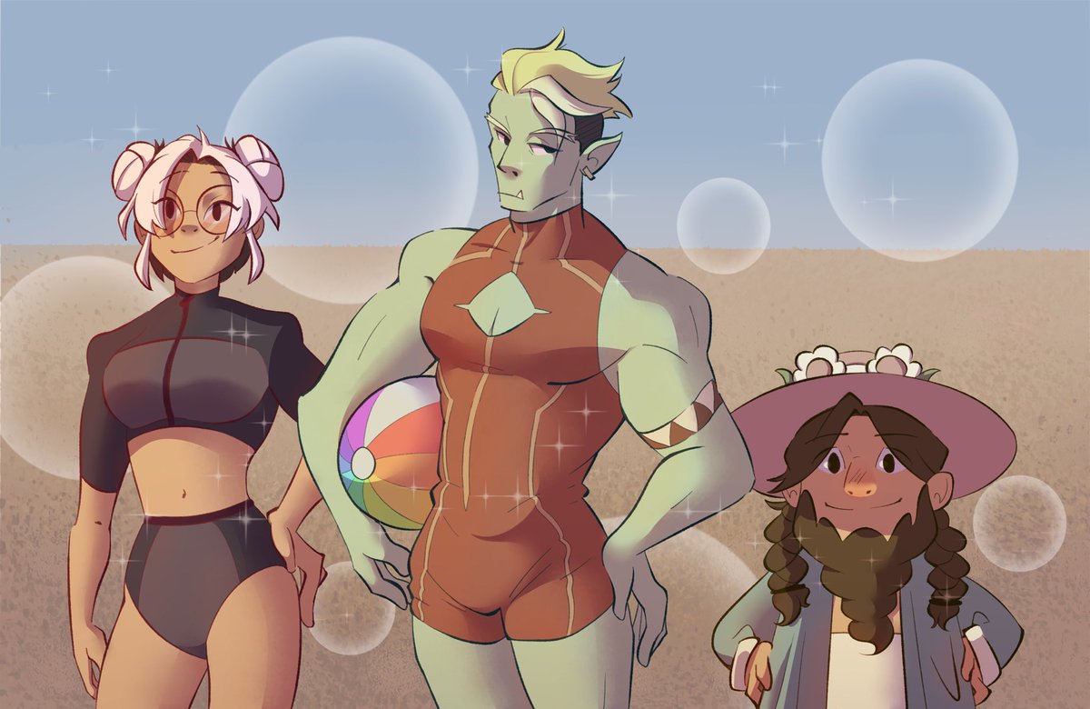 NativeClan3's tweet photo. @DrawfeeShow I colored @dilfosaur ‘s
drawtectives beach episode sketch
from a couple moths ago and now it's
my wallpaper. I even used the good
pen😁 https://t.co/hDEetpCu2l