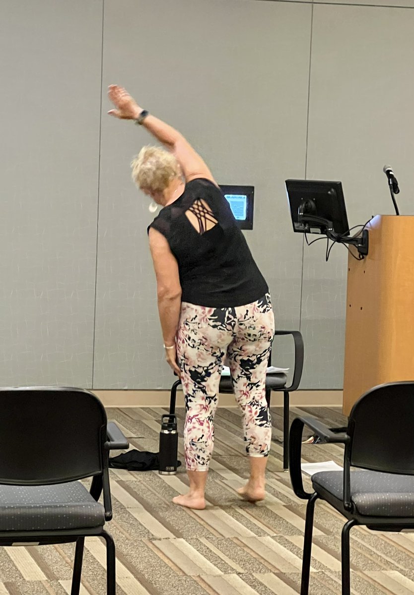 PaternostroFF's tweet photo. Today’s Essence of You program featured fitness instructor Beth Myers. Beth led the class in a SOULfusion workout. We’re proud to partner w/ the Susquehanna Health Foundation on this program.
#Partnership #Health #Wellness #Cancer https://t.co/isfDjtBxLp