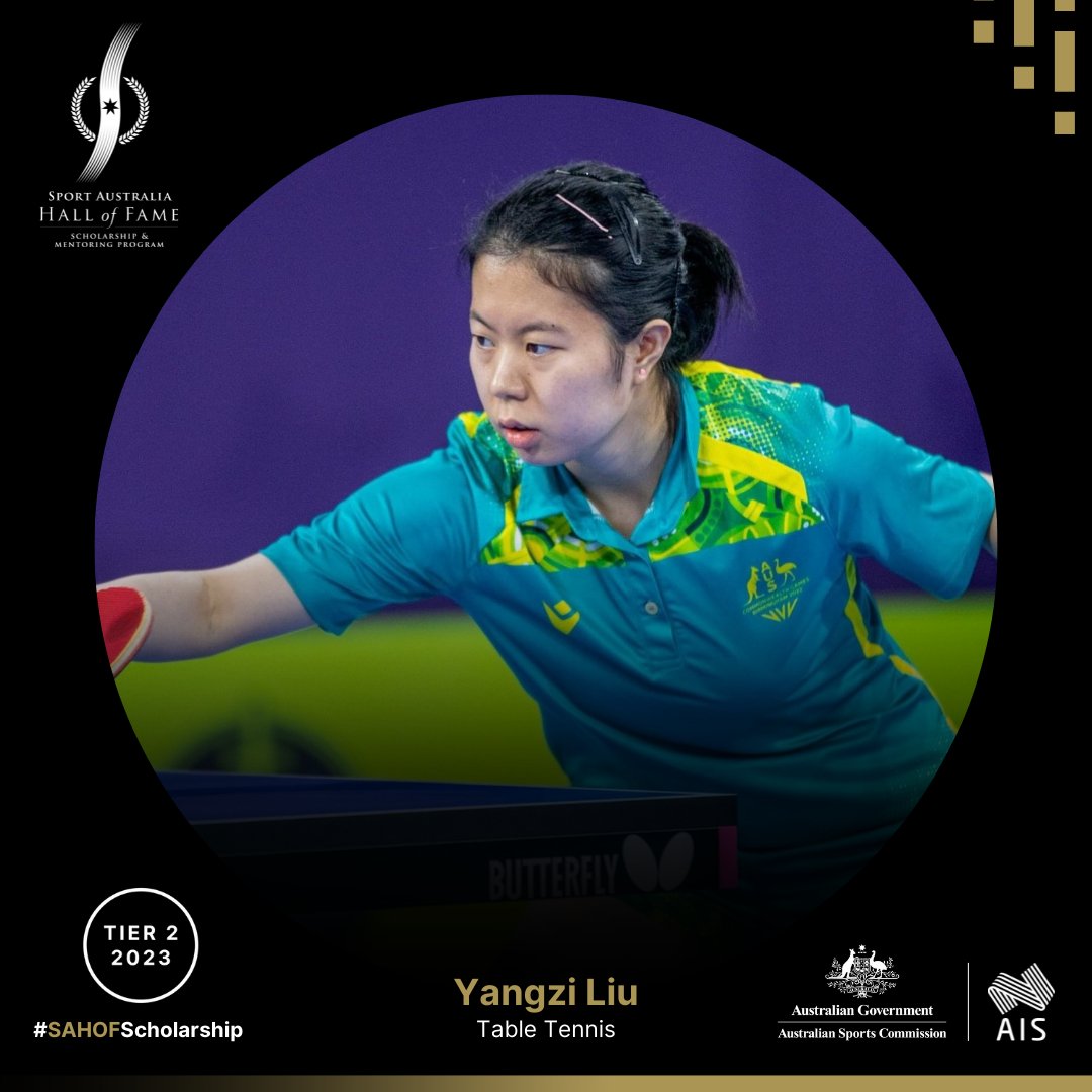 sportaushof's tweet photo. Congratulations to Angus Hincksman (Para Athletics), Alexandra Kiroi-Bogatyreva (Gymnastics), Yangzi Liu (Table Tennis) &amp; Alex Saffy (Para Swimming) who have today been announced as 2023 Tier 2 #SAHOFScholarship Holders.

Read more: https://t.co/3yXc057SGH

#SAHOF | #Scholarship https://t.co/dMhBj8G8bT