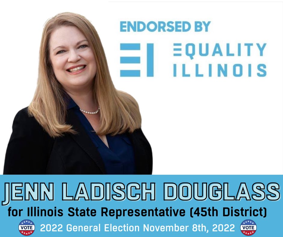 jldfor45's tweet photo. Thank you for this endorsement @EqualityILL! https://t.co/nFnCEHb8ry