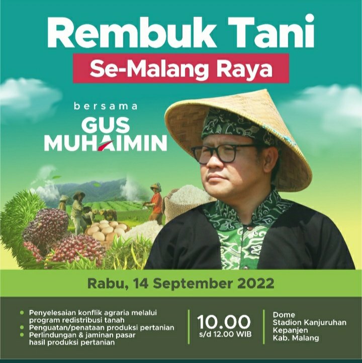 FraksiPKB's tweet photo. Gus Muhaimin Rembug Tani https://t.co/ewNPT1zwLu