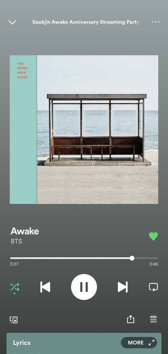 sailorofsilence's tweet photo. @130613fate #TeamSpotify
#6YearsWithAwake
#Yours_Jin #SuperTuna_Jin
#jin #bts @BTS_twt https://t.co/HDIXfNadzm