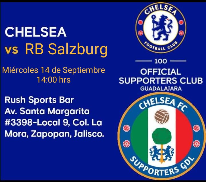 chelseafcgdl's tweet photo. Nos vemos hermanos Blues! ๐
Rush Sports Bar
#CFC #KTBFFH #CFCGDL https://t.co/FUy3Rq22NQ