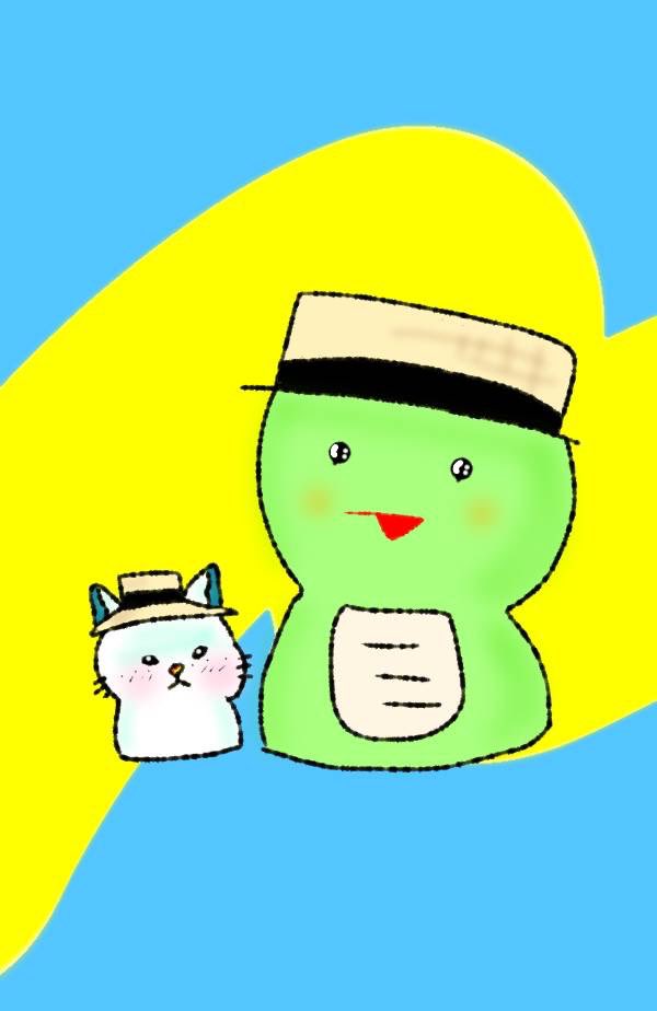 「暑い今日は、家からでないつもり…#まいぜんシスターズ#まいぜんイラスト#マイッキ」|デザート担当のイラスト