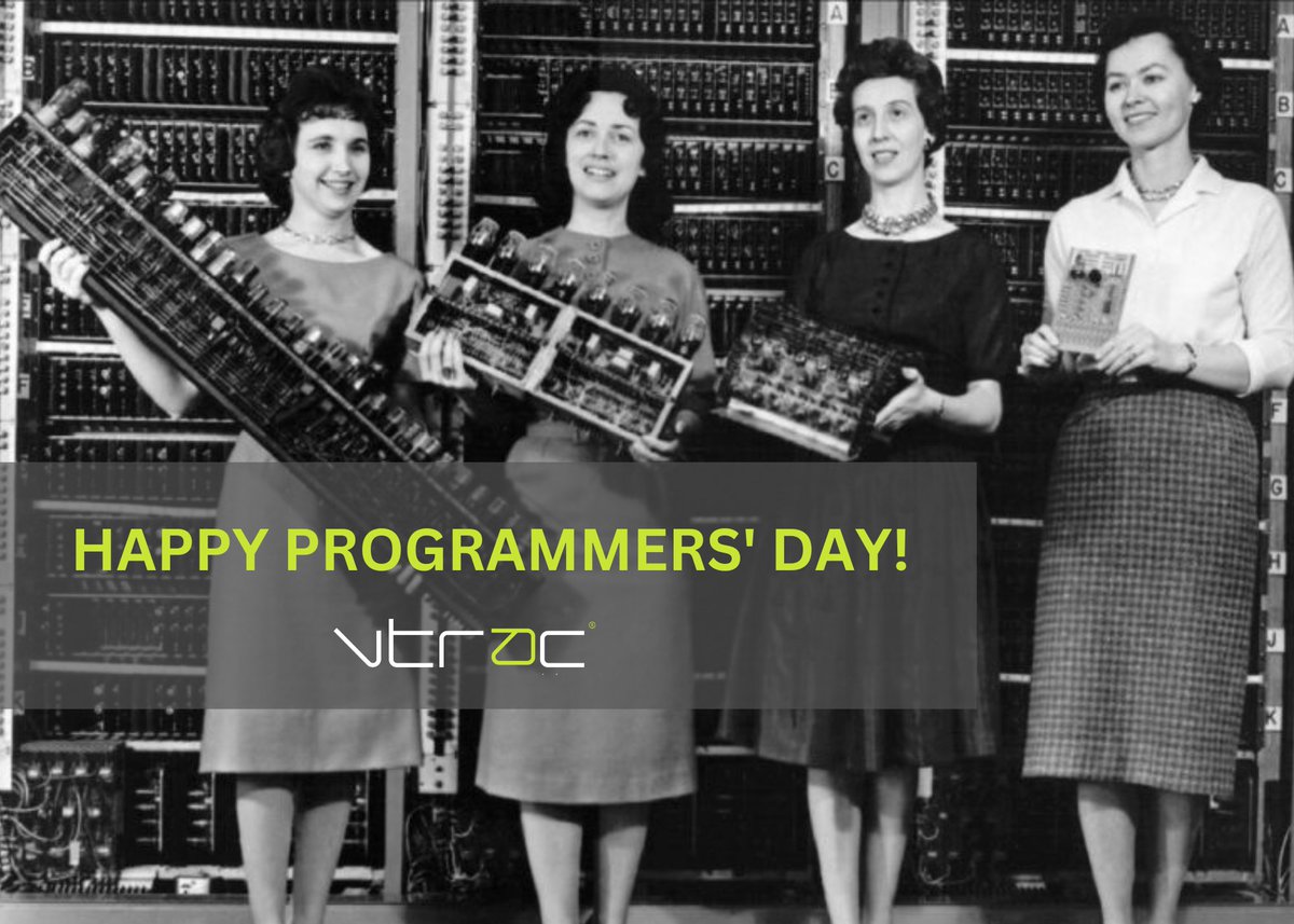 VTRACConsulting's tweet image. Happy Programmers' Day!

#worldprogrammersday #happyprogrammersday #softwareengineer #programmers #vtracteam #vtracjobs #canadajobs #usajobs #talentacquisition