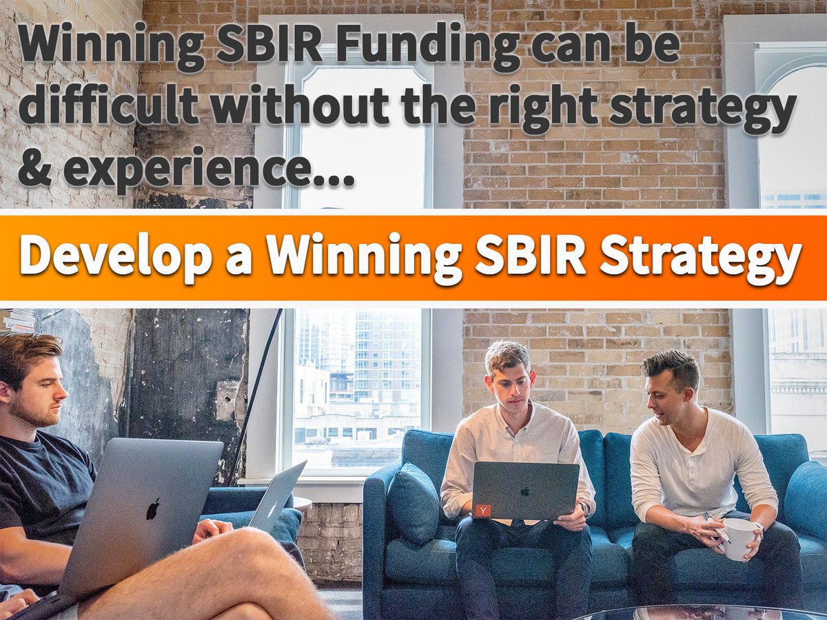 Develop your custom, winning SBIR Strategy with Nicole Toomey Davis. Davis has raised over $1 million in SBIR funding, and has coached dozens of entrepreneurs.

venturewrench.com/products/sbirr…

#sbirfunding #funding #sbir #entrepreneur #entrepreneurship #grants #venturecapital #vc