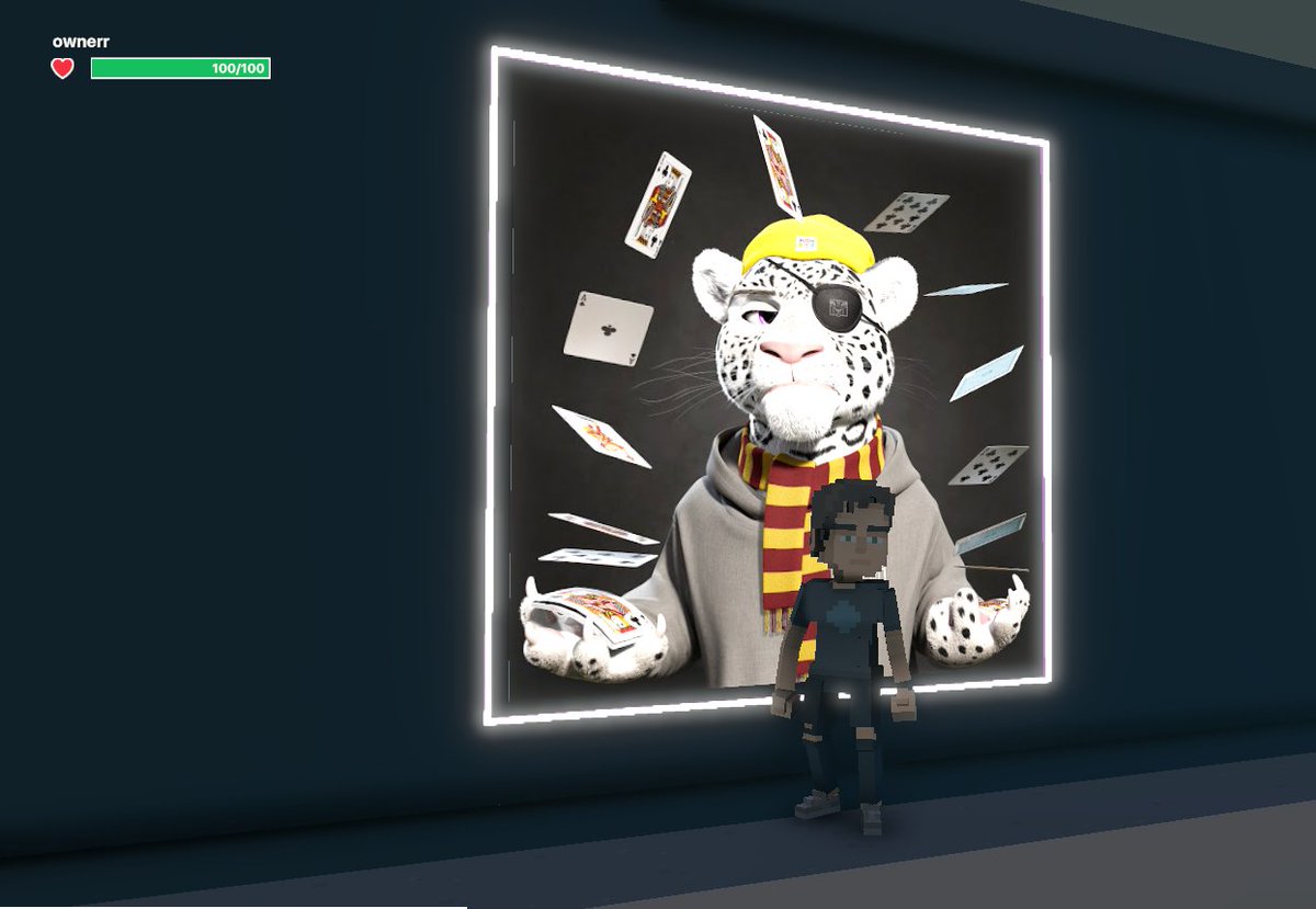 I just finished my quest on <a href="/jagfriends_nft/">Jaguar Friends</a> experience on the #sandboxalphaS3 for a chance to win a Season 3 Alpha Pass! Here I am in Legendaries Room, check out my screenshot!

#jaguarfriends