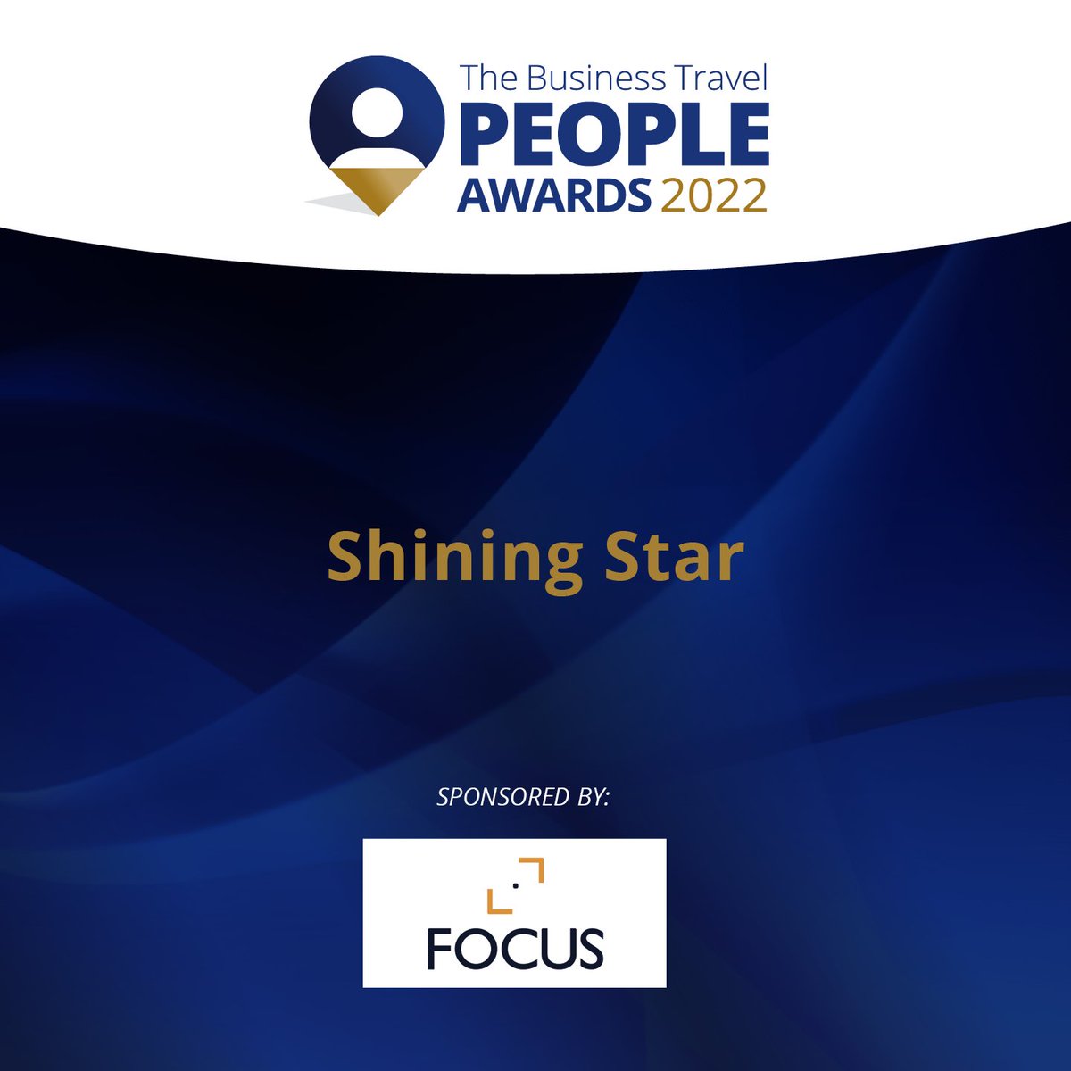 Our Shining Star award is kindly sponsored by Focus Travel Partnership #TBTPA2022 @FocusTravelP