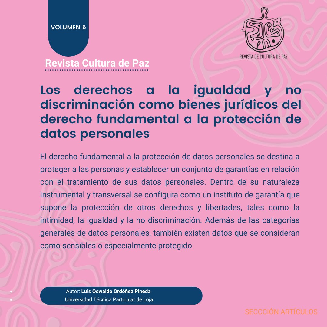 PazRevista's tweet photo. 📚 Revisa nuestra sección de Artículos / Debates sobre Epistemologías de la #Paz 🕊 en el #Volumen5
👉Te compartimos el artículo completo ➡️https://t.co/7puDSssVWe
🧑💻Autor: @Luis_Ordonez593 https://t.co/wjWFeHrgZ5